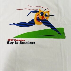 Vintage 1997 Examiner Bay
Breakers Marathon Art Event
T-Shirt Never Worn